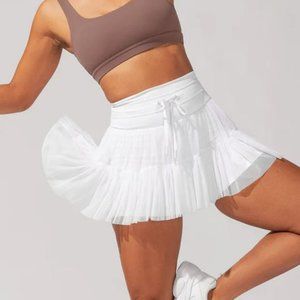 Popflex Pirouette Tiered Skort with Pockets NO DRAWSTRING